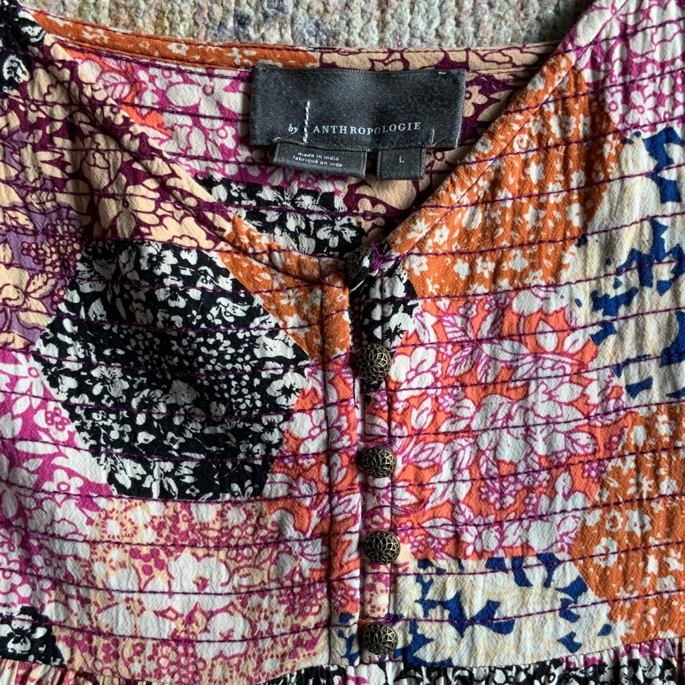 Anthropologie Boho Romper sized large